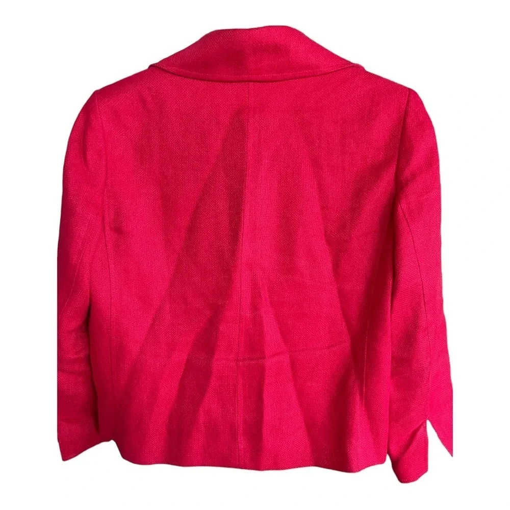 🔥❤️Ralph Lauren nautical inspired red blazer size 4. Beautiful linen, classic!